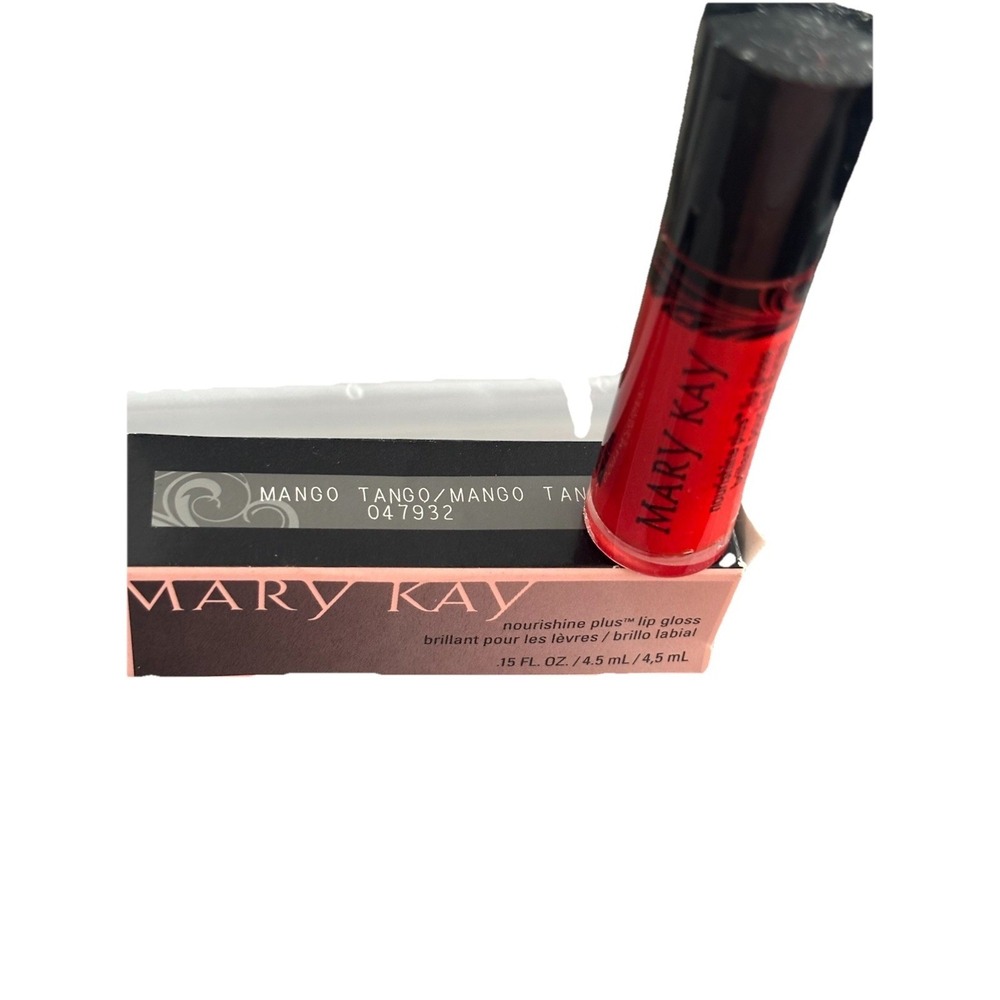 NIB Mary Kay Nourishine Plus Lip Gloss Mango Tango #047932